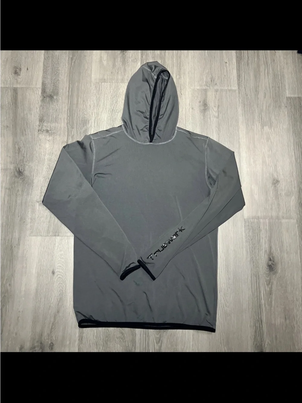 Men's Gray Hooded Performance Jacket